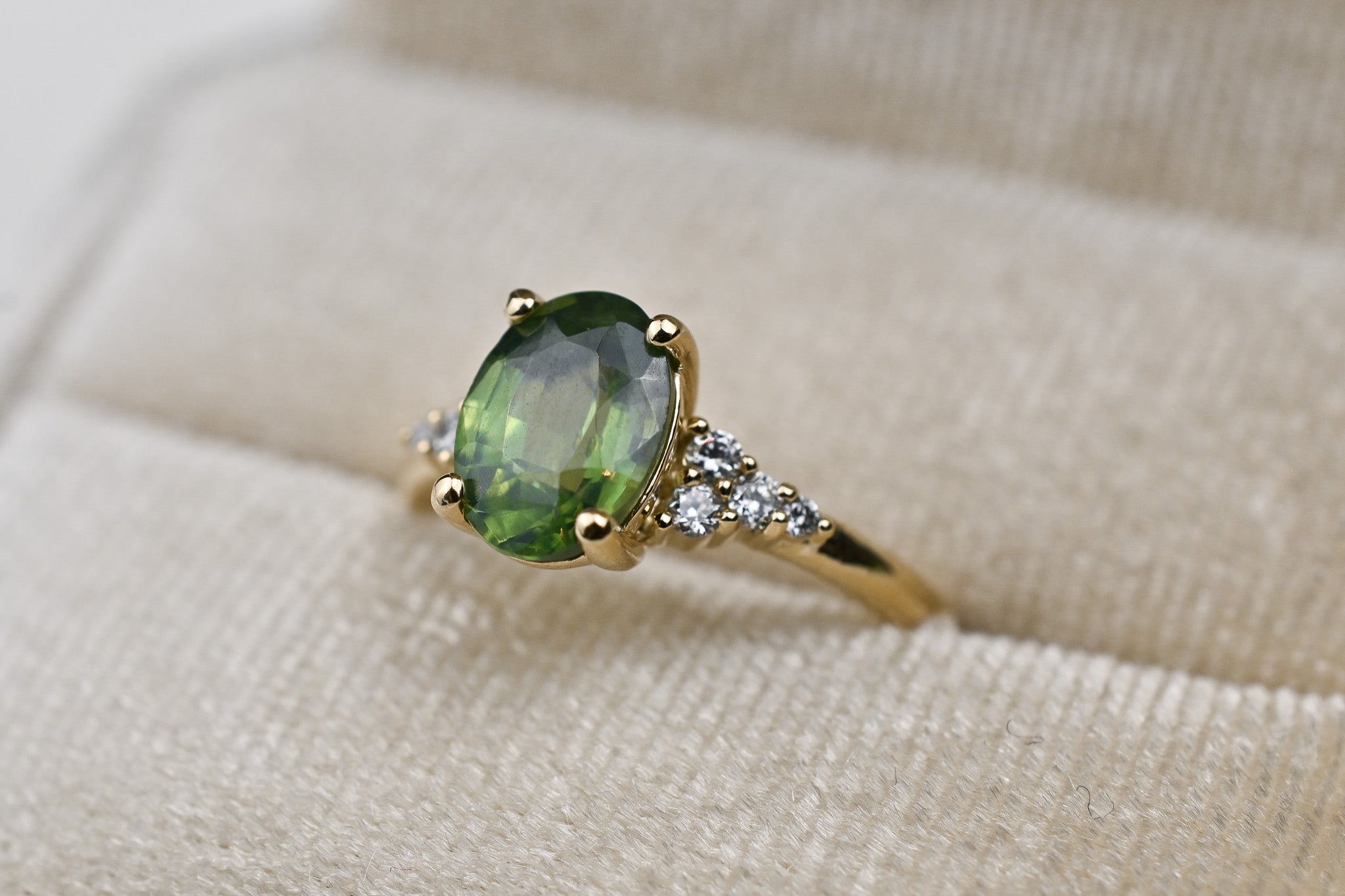 Green Spinel Ring FLUX and STONE JEWELRY